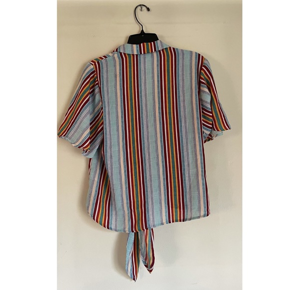 70s Inspired Tie Up Shirt - Picture 2 of 2